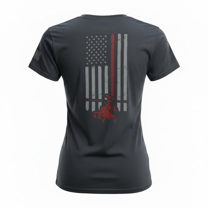 Women’s H4H Red Line Helicopter District Perfect Tri Tee
