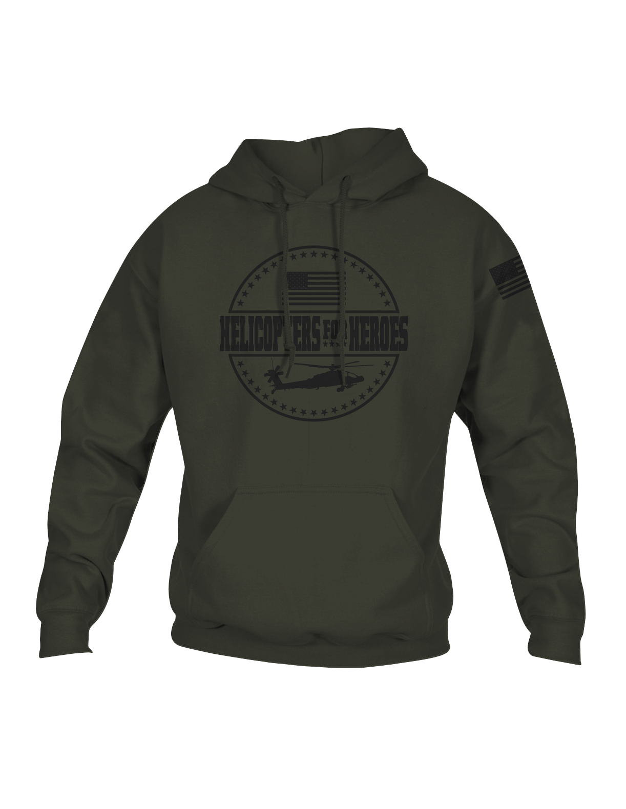 H4H Army Green Hoodie